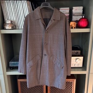 Banana Republic Men's Gray Plaid Jacket